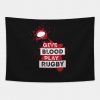 Give Blood Play Rugby Tapestry Official Rugby Merch