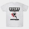 Rugby The Bigger They Are The Harder They Hit T-Shirt Official Rugby Merch