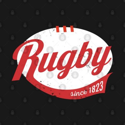 Cool Rugby Logo Type Distressed Tapestry Official Rugby Merch