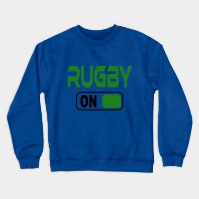 Rugby On Crewneck Sweatshirt Official Rugby Merch