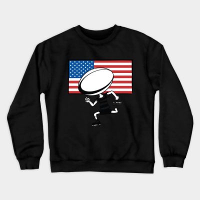 Rugby Kid Usa Fan Crewneck Sweatshirt Official Rugby Merch