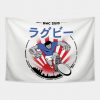 Manga Rugby Player Japan 2019 Tapestry Official Rugby Merch