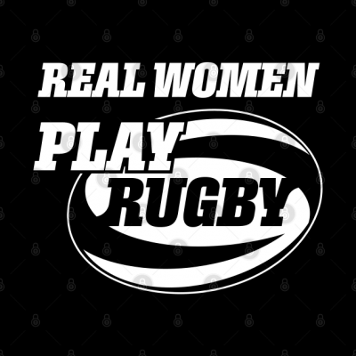 Real Women Play Rugby Tapestry Official Rugby Merch