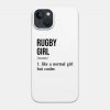 Rugby Girl Phone Case Official Rugby Merch