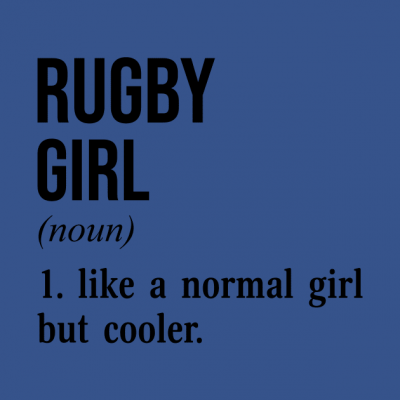 Rugby Girl Hoodie Official Rugby Merch