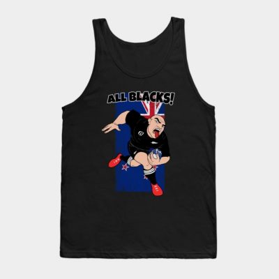 Funny All Blacks T Shirt New Zealands National Rug Tank Top Official Rugby Merch