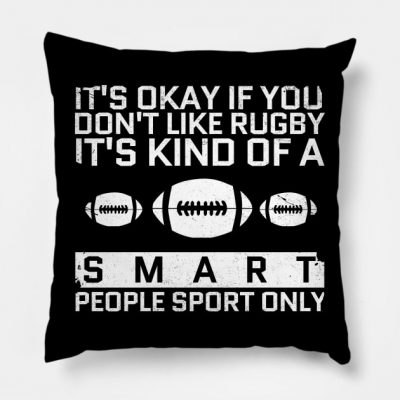 Rugby Throw Pillow Official Rugby Merch