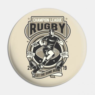 Champion League Rugby Pin Official Rugby Merch