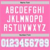 Custom Pink White-Light Blue Mesh Authentic Football Jersey