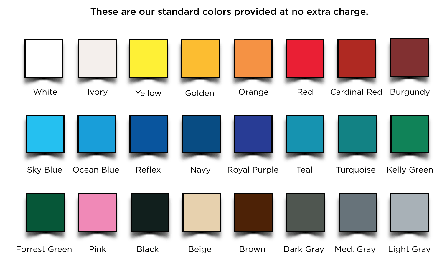 color chart1 2 - Rugby Gifts Shop