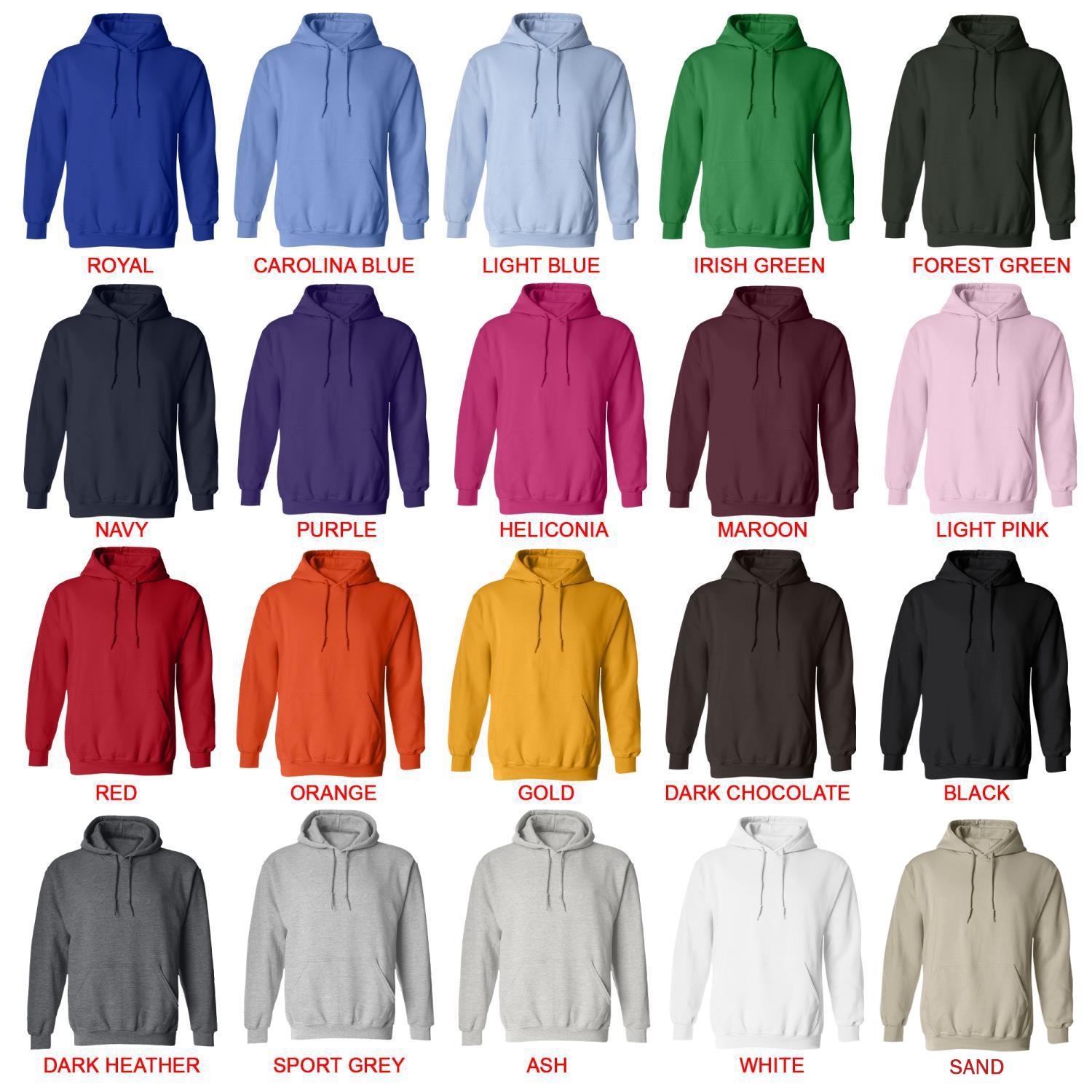 hoodie color chart - Rugby Gifts Shop