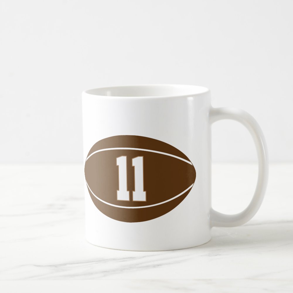 rugby jersey number 11 gift idea coffee mug - Rugby Gifts Shop