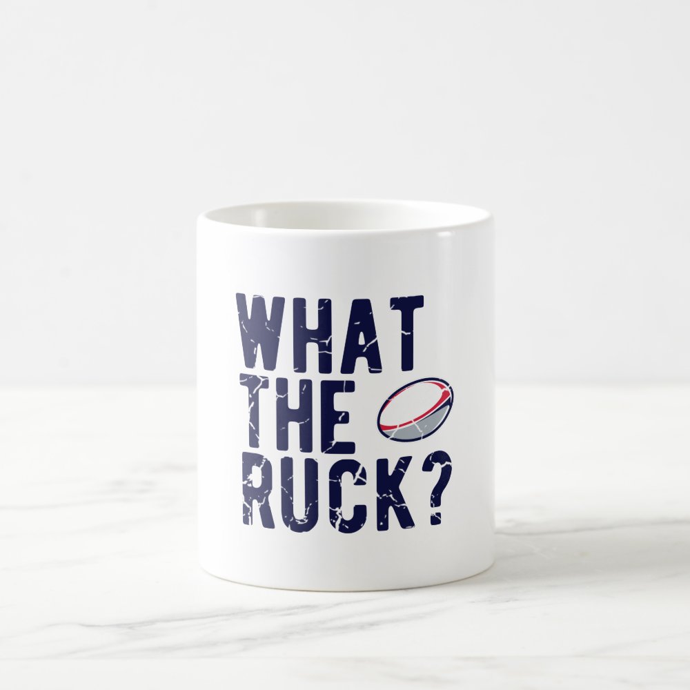 rugby pun what the ruck rugby players gift coffee mug - Rugby Gifts Shop