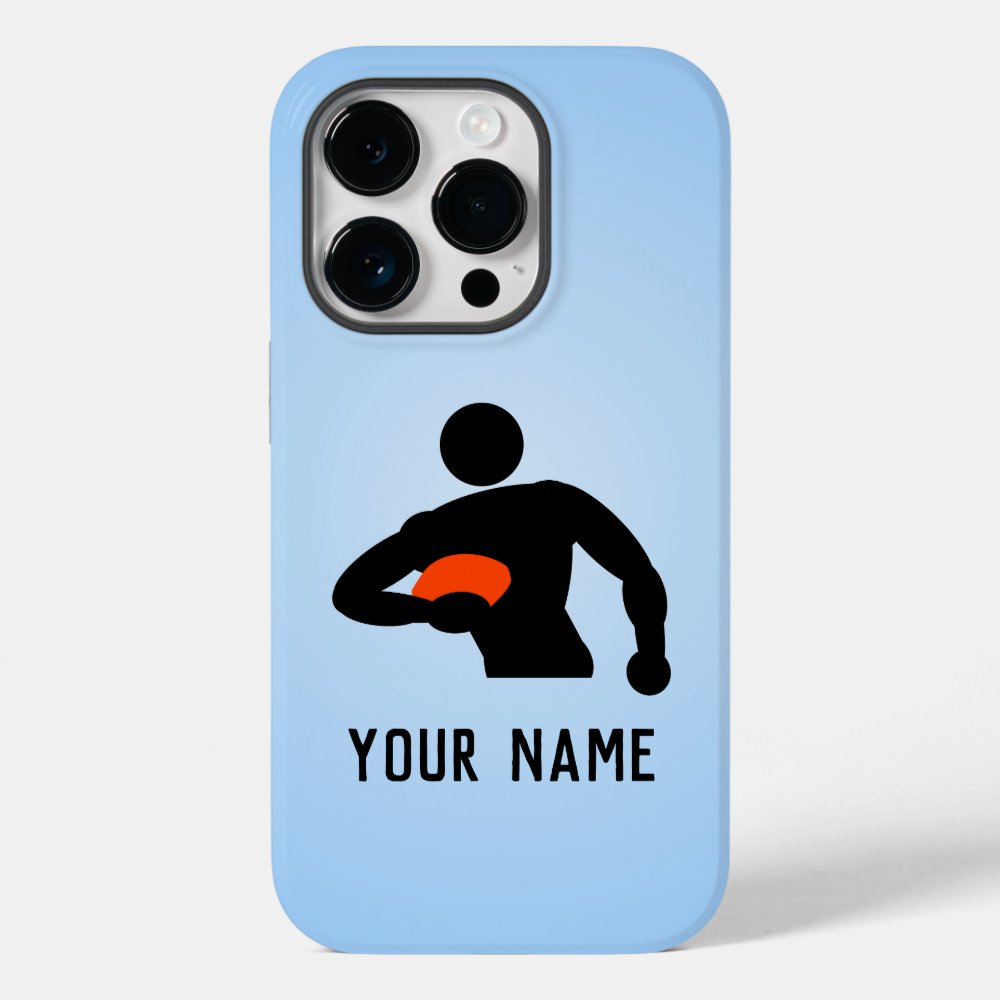 the rugby player and ball with your name or text case mate iphone case r6e317ff256374063957fb2674c504c37 s0dnw 1000 - Rugby Gifts Shop