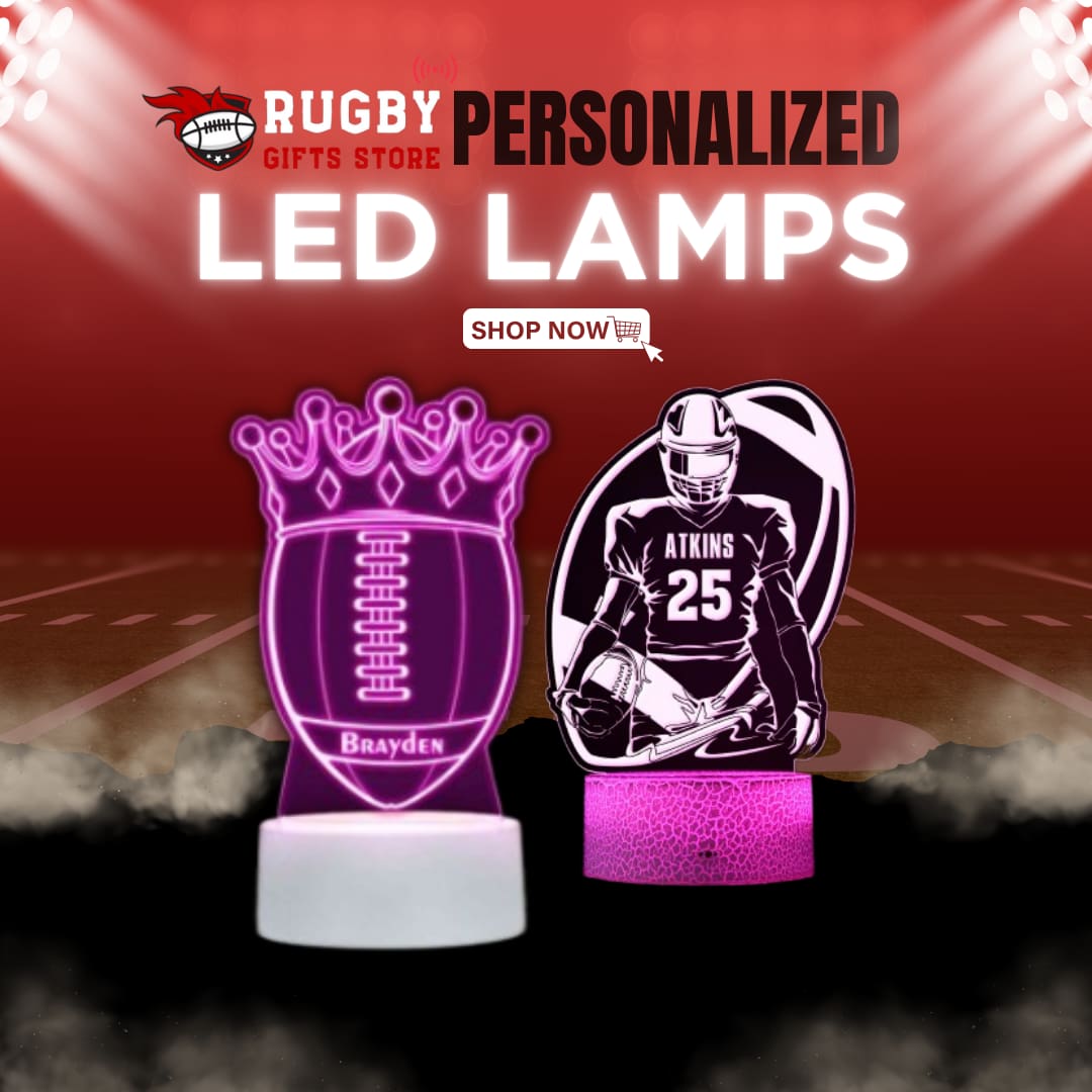 Personalized Rugby Led Lamps