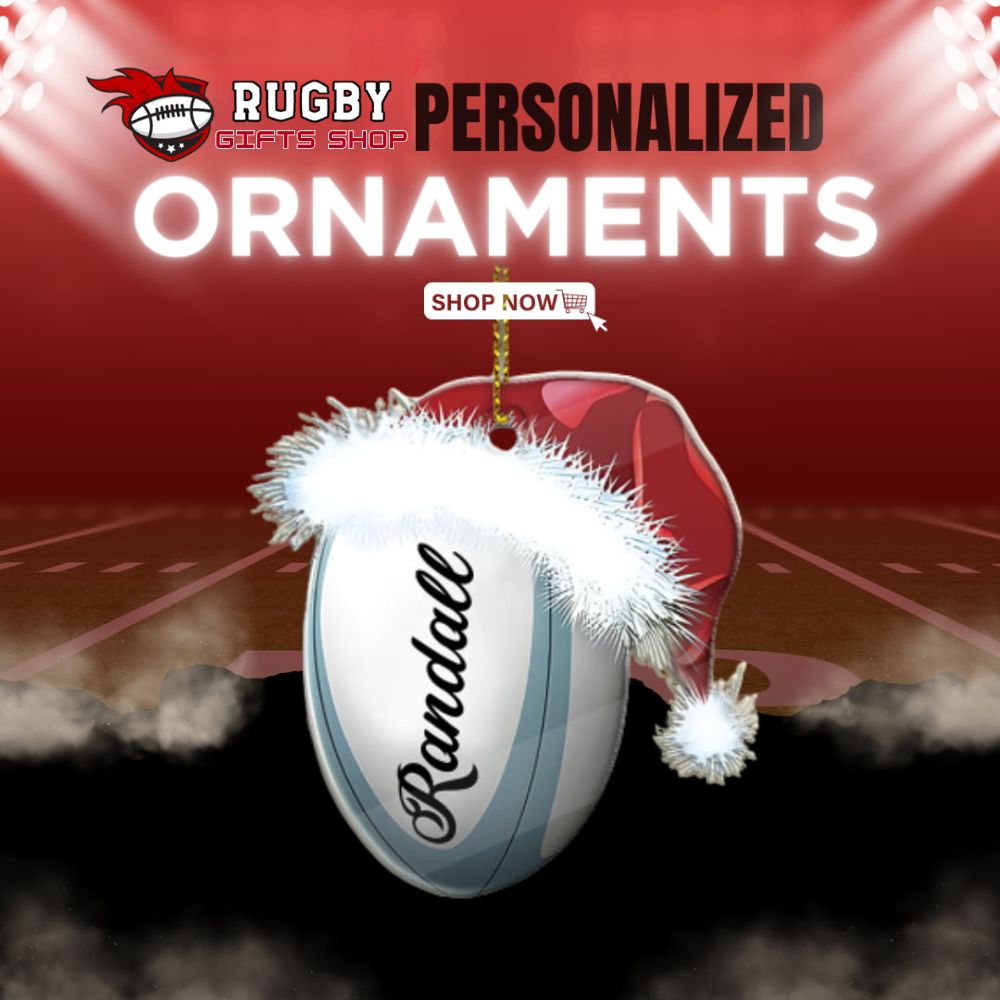 Rugby Personalized Ornament